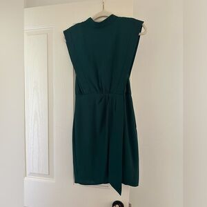 Green cocktail dress